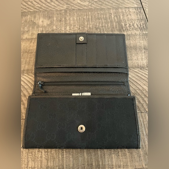 Gucci black canvas wallet - Picture 2 of 4